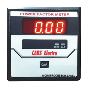 Cabs Electra 96 x 48 mm Single Phase Power Factor Meter, CE-0102PF