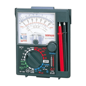 Sanwa 0.3 - 600V Analog Multimeter with Built-In Case, SP-18D