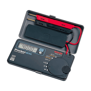 Sanwa 4000 Count Pocket Size Digital Multimeter with Built-In Case, PM7A