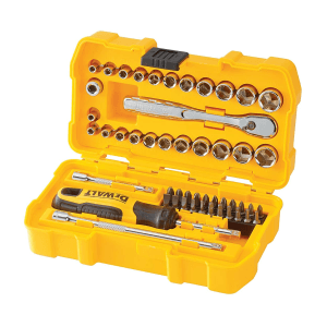 Dewalt 50 Pcs 1/4 Inch Sq. Drive 6 Pt Nano Socket Set, DWMT81610-0