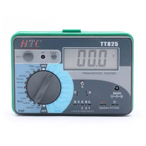 HTC 3-1/2 Digit / 1999 Count Transistor Tester, TT-825