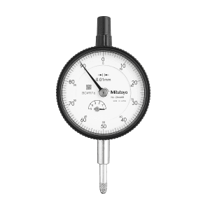 Mitutoyo 0 - 5 mm Standard Type Dial Indicator with Flat Back, 2044AB