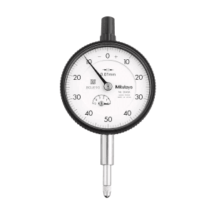 Mitutoyo 0 - 5 mm Standard Type Dial Indicator with Flat Back, 2045AB