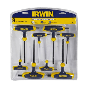 Irwin 2 mm - 10 mm T-Handle Hex  Allen Key Set (8 Pcs), T9097009