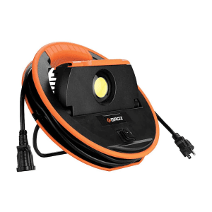 Groz 4000 Lumens Worklight with Cable Reel, LED/800/EU