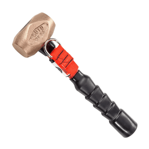 Proto 1724 Gms Non-Sparking Tether-Ready Brass Hammer With Fiberglass Handle, J1431G