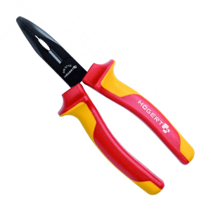 Hogert 6 inch / 160 mm Bent Nose Pliers (VDE), HT1P919