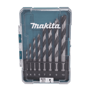 Makita 8 Pcs Wood Drill Bit Assortment, D-77257
