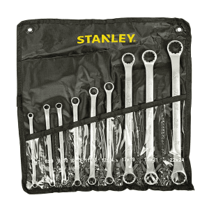 Stanley 9 Pcs, Shallow Offset Ring End Spanners Set (ANSI), STMT25147