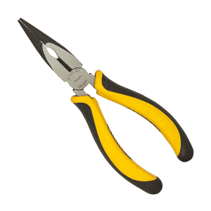 Stanley 6 inch / 150 mm Sturdy Steel Long Nose Plier (Double Colour Sleeve), 70-483