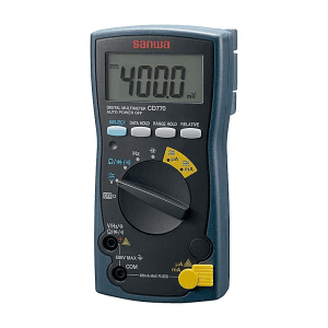 Sanwa 4000 Count Digital Multimeter with Continuity Buzzer, CD770