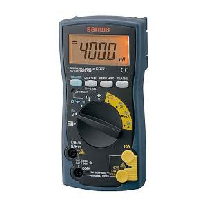 Sanwa 4000 Count Digital Multimeter with Backlight & Continuity Buzzer, CD771