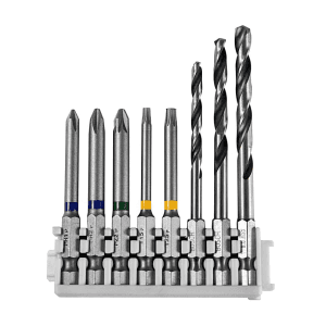Bosch 8 Pcs Pick & Click Extra Hard Screwdriver Bits & HSS Impact Drill Bit Mixed Set, 2 608 522 419
