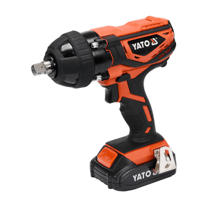 Yato 18V / 2.0 Ah Li-ion Cordless Impact Wrench Kit (2 Battery & Charger), YT-82804