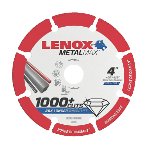 Lenox 4 inch / 100 mm MetalMax Cut Off Wheel, 1985009