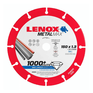 Lenox 6 inch / 150 mm MetalMax Cut Off Wheel, 1985493
