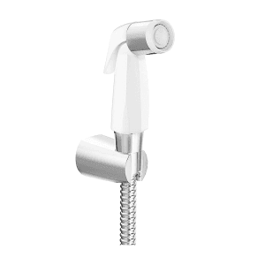 Kohler Complementary Health Faucet With White Side Spray, Metal Hose In Polished Chrome Finish, K-12925IN-CP