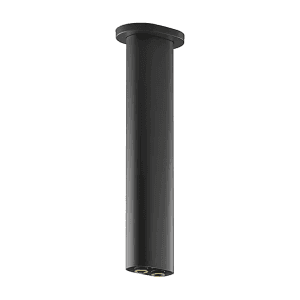Kohler Statement 254 mm Multi-function Ceiling-mount Rainhead Arm In Matte Black Finish, K-26326T-BL