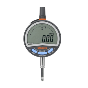 Mitutoyo 12.7 mm / 0.5 inch Absolute Digital Indicator with Lug Back Plate & Switchable Analog Bar Resolution (ID-C Series), 543-711