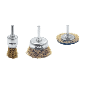 Yato Cup Brush with Shaft Set, YT-4755