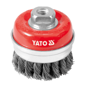 Yato 75 mm Dia. Cup Brush (Twist Inox Wire), YT-4768