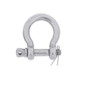 Karam D-Shackle With Cotter Pin, PN 4000 MU(02.5)(D)