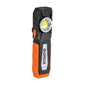 Groz 500 Lumens Worklight with Intensity Control & Battery Display, LED/396