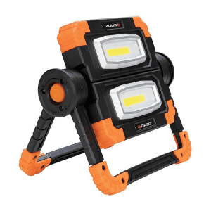 Groz 1000 Lumens Twin Head Folding Worklight, LED/385