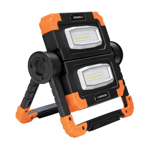 Groz 1000 Lumens Rechargeable Folding Worklight with Magnetic Base, LED/385RM