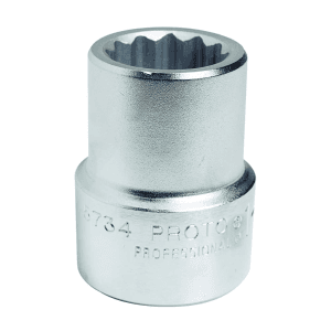 Proto 75 mm / 1 inch Sq. Drive 12PT Standard Socket, J5775MT