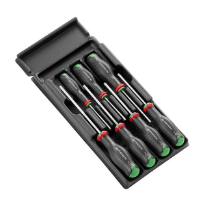 Facom 7 Pcs Thermo-Formed Protwist Screwdriver Set, MOD.ATXPB