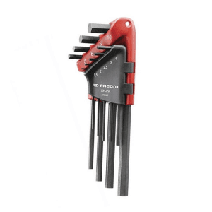 Facom 9 Pcs (1.5 mm - 10 mm) Hexagon Key Sets, 83H.JP9A