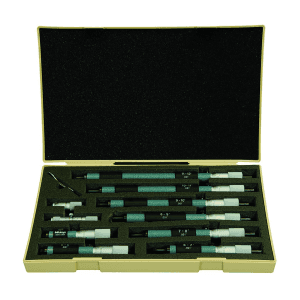 Mitutoyo 2 - 12 inch Tubular Inside Micrometer Set (Pack of 10 Pcs), 133-904
