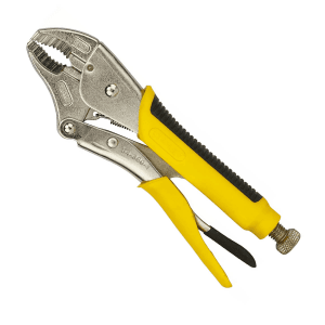Stanley 10 inch / 254 mm Curved Locking Plier with Bi-Material Handle, 84-369-1-23