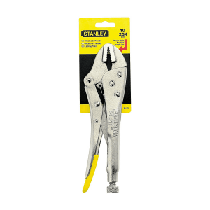 Stanley 10 inch / 254 mm Straight Jaw Locking Plier, 84-371