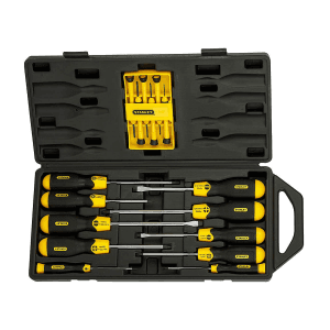 Stanley 16 Pcs Cushion Grip Screwdriver Set, 68-0002C
