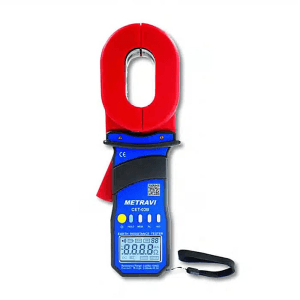 Metravi 4 Digits / 0.01Ohm - 1500Ohm Clamp-On Earth & Ground Resistance Tester With Bluetooth (Leakage Current Measurement Up To 35A), CET-03B