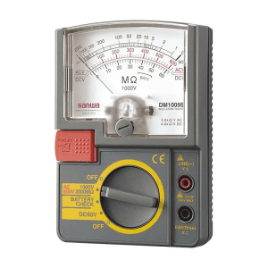 Sanwa 1000V / 2000 MOhms Range Analog Insulation Tester, DM1009S