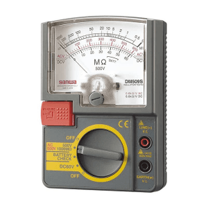Sanwa 500V / 1000 MOhms Range Analog Insulation Tester, DM509S