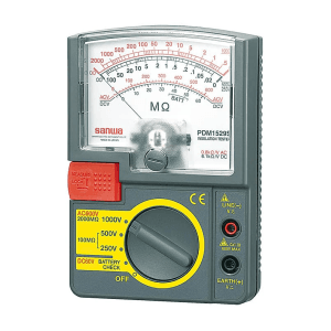 Sanwa 1000V / 2000 MOhms Range Analog Insulation Tester, PDM1529S