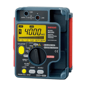 Sanwa 500V / 4000 MOhms Range Digital Insulation Tester, MG500
