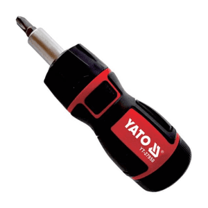 Yato 7 Pcs Ratchet Screwdriver Set, YT-27950