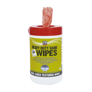 Portwest Heavy Duty Hand Wipes (50 Wipes) Orange, IW30ORR