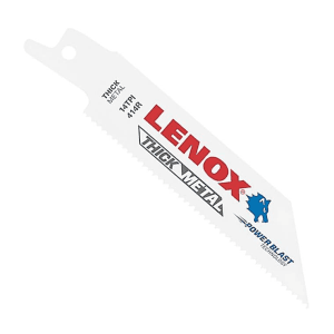 Lenox 100 mm / 4 Inch Metal Cutting Reciprocating Saw Blades (14 TPI) (Pack of 5 Pcs), 20550414R