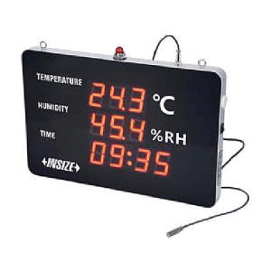 Insize -40°C to 85°C Large Screen Temperature & Humidity Meter, 0314-H423B