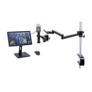 Insize 20 - 123X Flexible Arm Auto Focus Digital Microscope with Magnetic Stand, 5317-AF110
