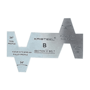 Kristeel 110 - 180 mm Dia. V Pulley Gauge (B-Section V-Belt), PGB