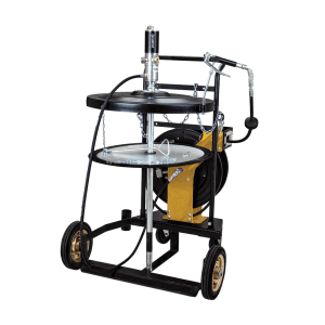 Groz 180 kg Grease Pump Kit With Drum Cart & Hose Reel, TMK1/GP3H/B/BSP