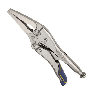 Irwin 9 inch / 225 mm Steel Fast Release Long Nose Straight Jaw Locking Plier, T15T