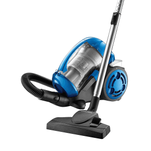Black+Decker 2000-Watt, 21 Kpa High Suction, 1.8L dustbowl Bagless Cyclonic Vacuum Cleaner with 6 stage Filteration & HEPA Filter (Blue), VM2825-B5